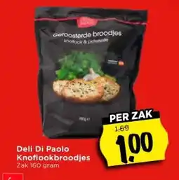 Vomar Voordeelmarkt Deli Di Paolo Knoflookbroodjes aanbieding