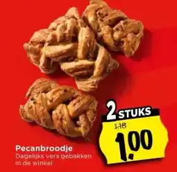 Vomar Voordeelmarkt Pecanbroodje aanbieding