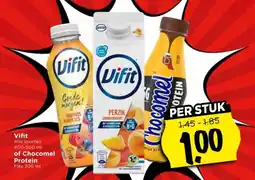 Vomar Voordeelmarkt Vifit , of Chocomel Protein aanbieding