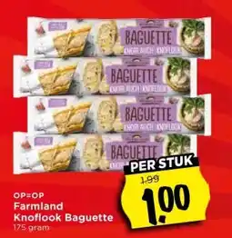 Vomar Voordeelmarkt Farmland Knoflook Baguette aanbieding