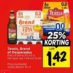 Vomar Voordeelmarkt Texels, Brand of Desperados aanbieding