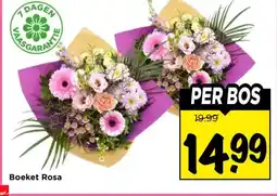 Vomar Voordeelmarkt Boeket Rosa aanbieding