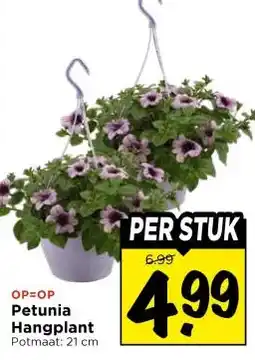 Vomar Voordeelmarkt Petunia Hangplant aanbieding