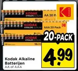 Vomar Voordeelmarkt Kodak Alkaline Batterijen aanbieding