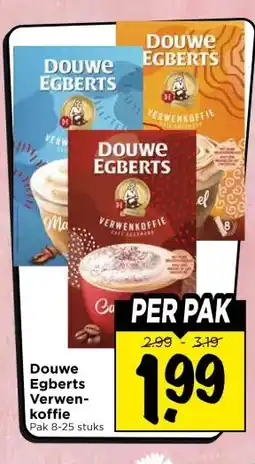 Vomar Voordeelmarkt Douwe Egberts Verwen- koffie aanbieding