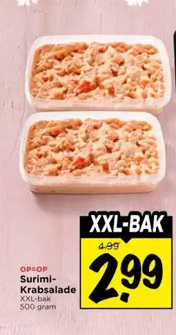 Vomar Voordeelmarkt Surimi- Krabsalade aanbieding