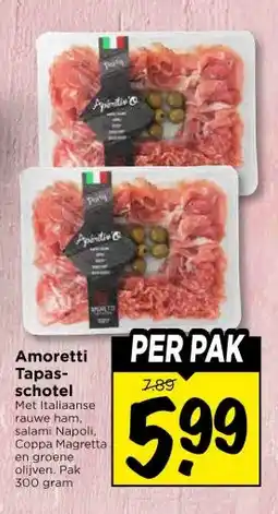 Vomar Voordeelmarkt Amoretti Tapas- schotel aanbieding