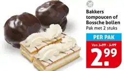 Hoogvliet Bakkers tompoucen of Bossche bollen aanbieding