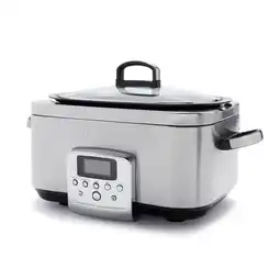 Bol.com GreenPan Elite Slowcooker Stainless Steel 6L - PFAS-vrij aanbieding