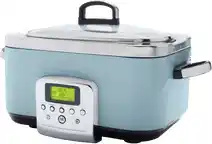 Bol.com GreenPan Elite Slowcooker Blue Haze 6L - PFAS-vrij aanbieding