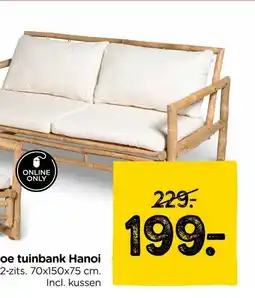 Xenos Bamboe tuinbank Hanoi aanbieding