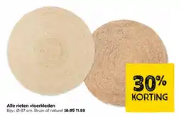 Xenos Alle rieten vloerkleden aanbieding