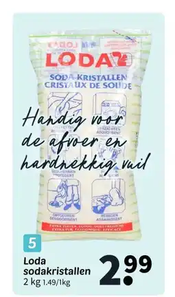 Wibra Loda sodakristallen aanbieding