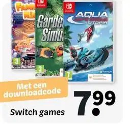 Wibra Switch games aanbieding