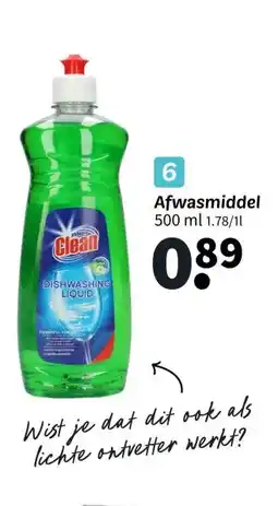 Wibra Afwasmiddel aanbieding