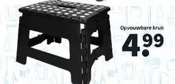 Wibra Opvouwbare kruk aanbieding