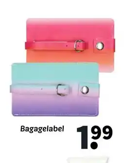Wibra Bagagelabel aanbieding