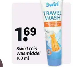 Wibra Swirl reis- wasmiddel aanbieding