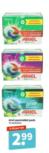 Wibra Ariel wasmiddel pods aanbieding