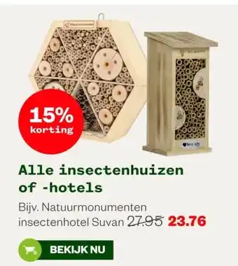 Welkoop Alle insectenhuizen of -hotels aanbieding