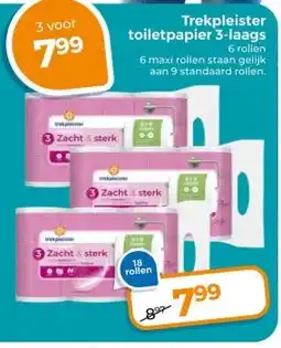 Trekpleister Trekpleister toiletpapier 3-laags aanbieding