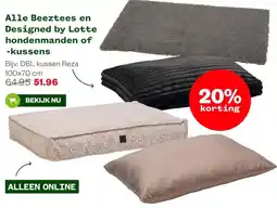 Welkoop Alle Beeztees en Designed by Lotte hondenmanden of -kussens aanbieding