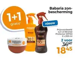 Trekpleister Babaria zon- bescherming aanbieding
