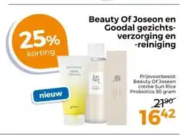 Trekpleister Beauty Of Joseon en Goodal gezichts- verzorging en -reiniging aanbieding