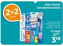 Trekpleister Alle hand- tandenborstels aanbieding