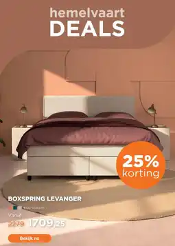 TotaalBED Boxspring Levanger aanbieding