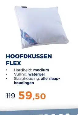 TotaalBED Hoofdkussen Flex | watergel aanbieding