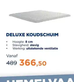 TotaalBED Topmatras Deluxe | koudschuim aanbieding