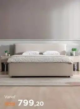 TotaalBED Bed Lommel | 140 x 200 cm | Sino 972, ecru aanbieding