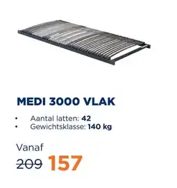TotaalBED Lattenbodem Medi 3000 vlak aanbieding