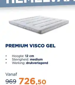 TotaalBED Topmatras Premium | visco gel aanbieding
