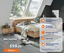 TotaalBED Bed Madrid aanbieding