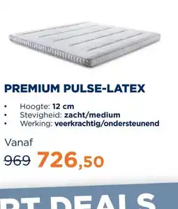 TotaalBED Topmatras Premium | pulse-latex aanbieding