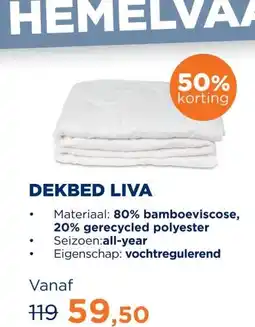 TotaalBED Dekbed Liva bamboe | all year aanbieding