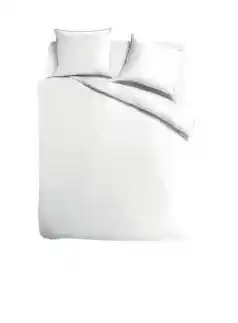 TotaalBED Dekbedovertrek Noa Wit | 140 x 200/220 cm aanbieding