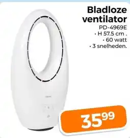 Trekpleister Bladloze ventilator aanbieding