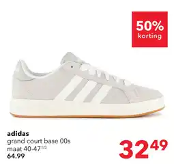 Scapino Adidas Grand Court Base 00s heren sneakers grijs aanbieding
