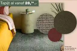 Roobol Tapijt al vanaf 28,74 pm2 aanbieding
