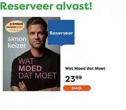 The Read Shop Wat Moed dat Moet aanbieding