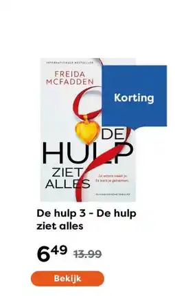 The Read Shop De hulp 3 - De hulp ziet alles aanbieding