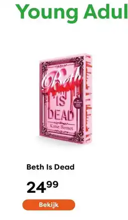 The Read Shop Beth Is Dead aanbieding