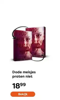 The Read Shop Dode meisjes praten niet aanbieding