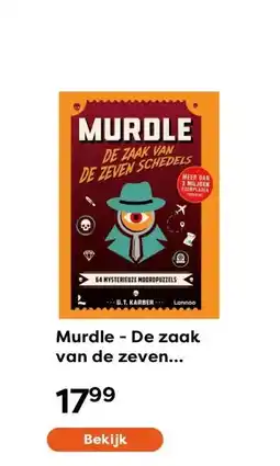 The Read Shop Murdle - De zaak van de zeven schedels aanbieding
