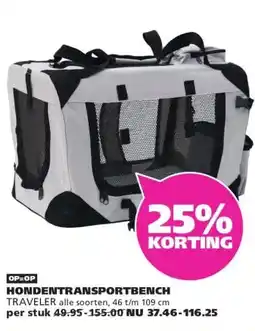 Ranzijn HONDENTRANSPORTBENCH aanbieding