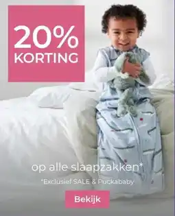 Prenatal op alle slaapzakken aanbieding