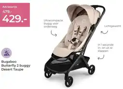Prenatal Bugaboo Butterfly 2 buggy Desert Taupe aanbieding